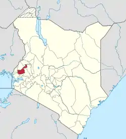 Location in Kenya