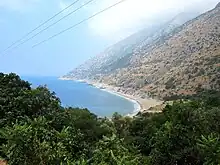 Karadouran beach on the Syrian-Turkish borderline