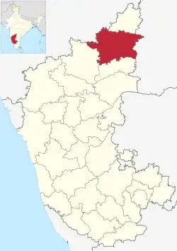 Location in Karnataka