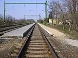 Katonatelep railway station (winter picture)