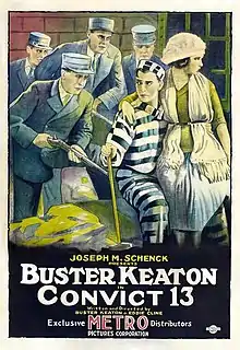 Theater poster for Convict 13 (1920)