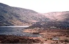 Kelly's Lough, summit behind