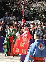 Kemari festival at Tanzan Shrine, Nara city, Nara Prefecture, Japan, photographed in 2006