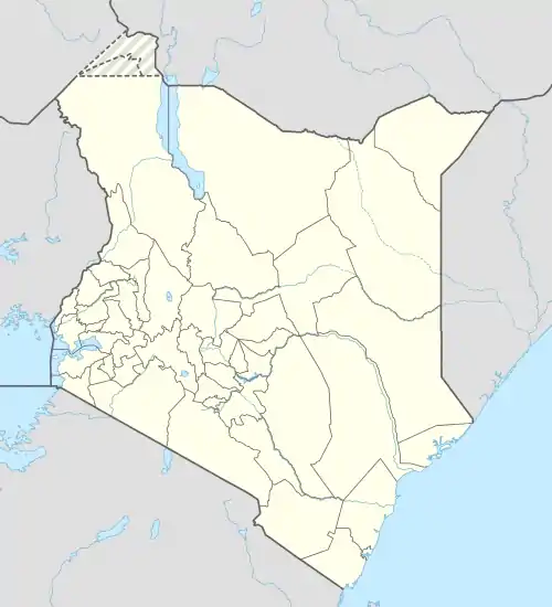 Location of UNOV within Kenya