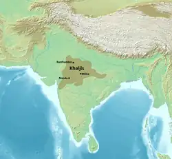 Malwa Sultanate at their height under the Khalji dynasty.