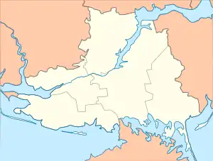 Pody is located in Kherson Oblast