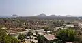 East view, with the Shumayliyyah or Western Hajar Mountains in the background