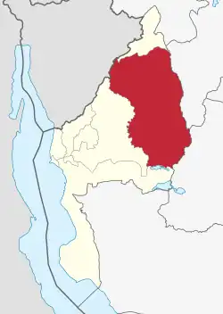 Location of Kibondo District in Kigoma Region