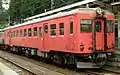 KiHa 52 156 in "metropolitan" all-over red livery in August 2009