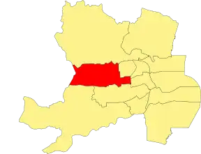 Location of the ward