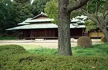 Suwa no chaya teahouse in the Ninomaru Garden