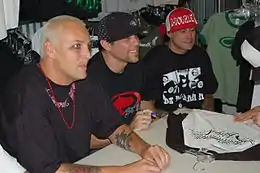 Kottonmouth Kings members Daddy X, DJ Bobby B and D-Loc in 2006