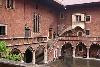 Cloister, Collegium Maius, Kraków (late 15th century)