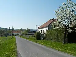 Northern entrance to Kuřimany