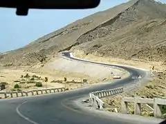 Makran Coastal Highway near Kund Malir beach