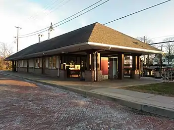 Exterior of the station house.