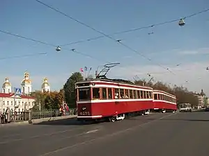 LM-33  at Staro-Nikolsky bridge in Saint Petersburg