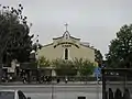 The Spring Street entrance of Nuestra Señora Reina de los Ángeles (Our Lady Queen of Angels/La Placita Church—the main church, not the chapel)