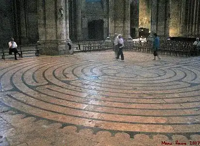 Labyrinth of Chartres Cathedral (13th century)