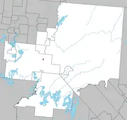 Location within La Vallée-de-l'Or RCM