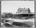 Mount Pocono Station (1886, demolished 1937), c. 1905.