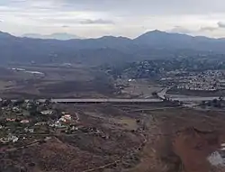 The eastern portion of Lake Hodges in near-dry conditions in 2013