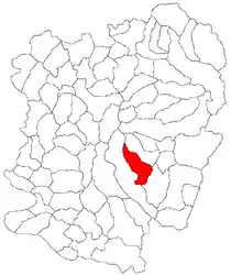 Location in Caraș-Severin County