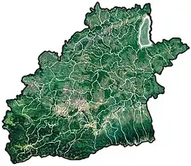 Location in Sibiu County