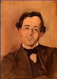 Léautaud in 1915 painted by Michele Catti