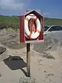 Lifebuoy on a beach