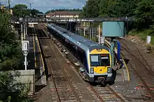 3011 pulls out of Lisburn on a Bangor service in 2007