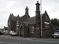 The booking office, seen from the street.