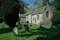 Llanbadoc Church where Alfred Russel Wallace was baptized