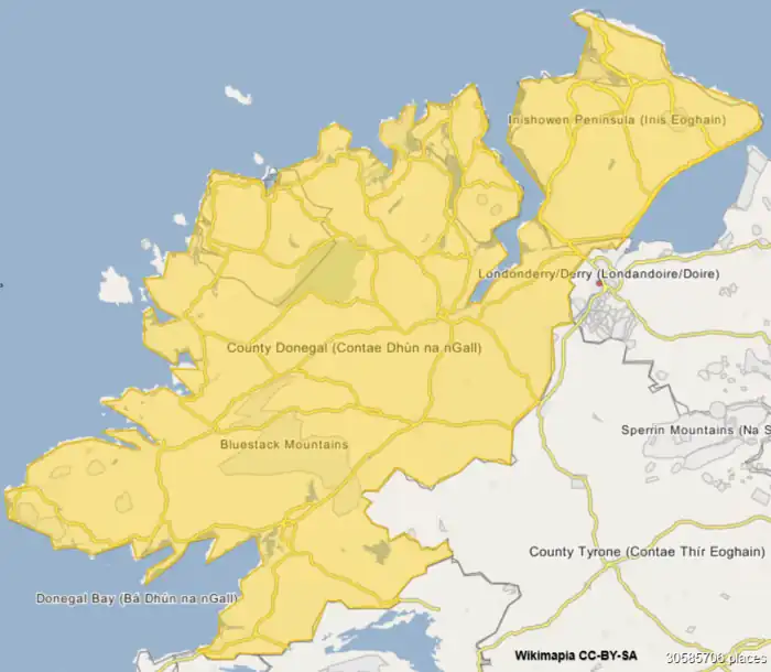 Carrowen is located in County Donegal