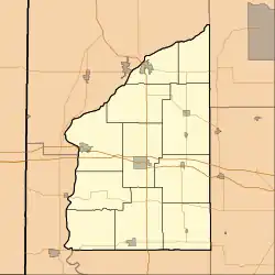 Wallace is located in Fountain County, Indiana