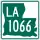 Louisiana Highway 1066 marker