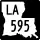 Louisiana Highway 595 marker