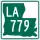 Louisiana Highway 779 marker