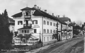 External view of the Ludwigsbad ca. 1900