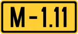 National Road (M)1.11 shield}}