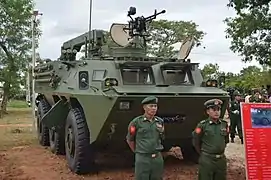 Type-92ARV(ZSL-92) armoured recovery vehicle of Myanmar Army