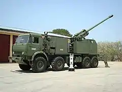 Nora B52 self-propelled artillery system of Myanmar Army