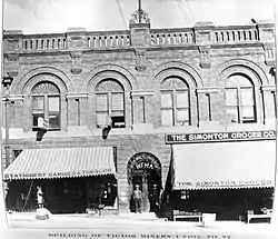 Western Federation of Miners union hall in 1903