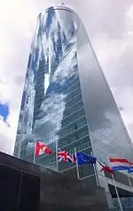 Torre Espacio hosting the British Embassy in Madrid