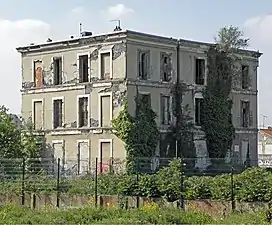 The first house built of reinforced concrete, designed by François Coignet (1853) in Saint-Denis near Paris