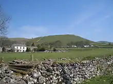 Malham is surrounded by stone-walled pastures