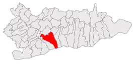 Location in Călărași County