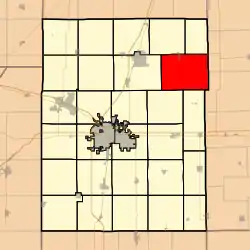 Location in Champaign County