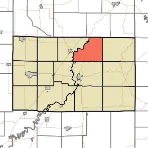 Location in Greene County