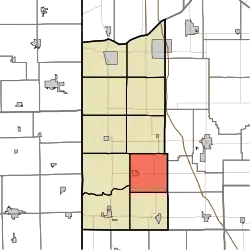 Location in Newton County